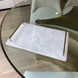 Marble Gold Serving Cheese Tray