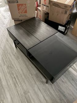 Modern Lift Coffee Dining Table with Storage