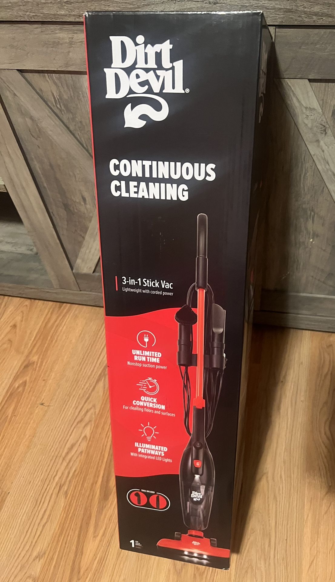 Dirt Devil 3-in-1 Lightweight Corded Stick and Handheld Multi-Surface Vacuum