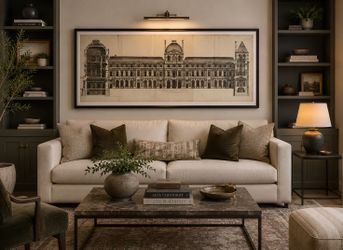 Incredible Restoration Hardware Castle of Versailles Framed Print 88 x 34
