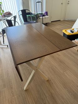 Drop leaf dining table farmhouse