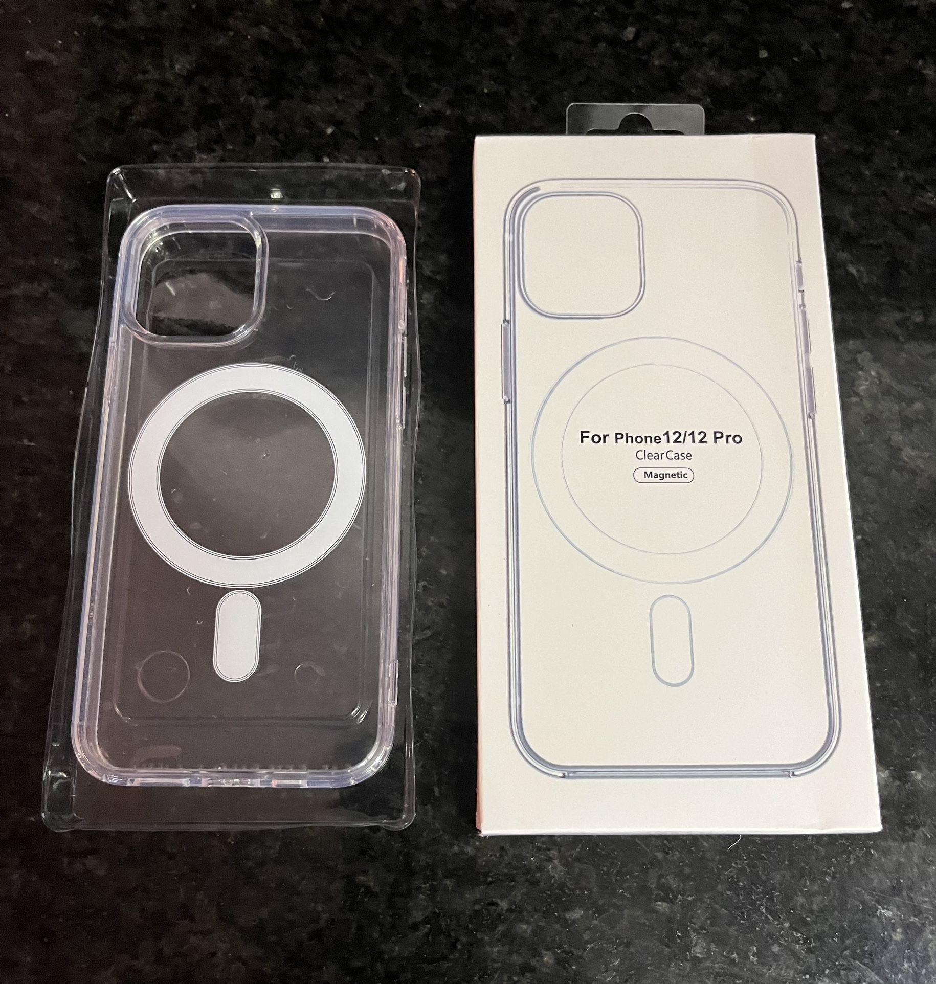 iPhone 12/12Pro Clear Magnetic Cell Phone Case