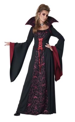NEW!Royal Vampire Halloween Costume Gown