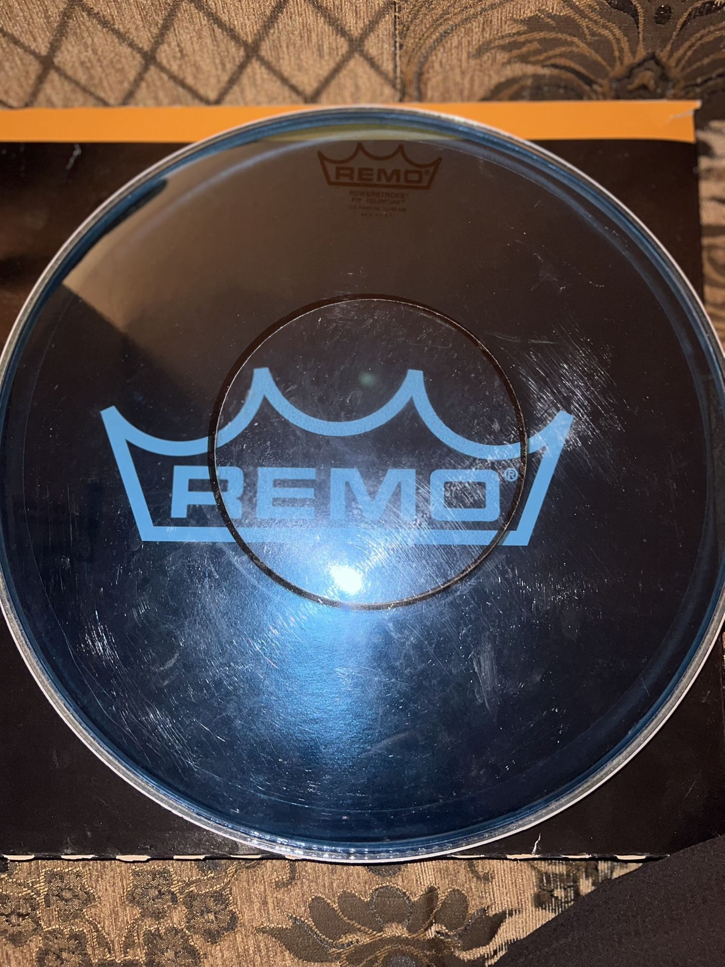 Remo Powerstroke 77 Colortone Blue Snare Head