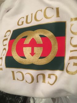 White Gucci hoodie new