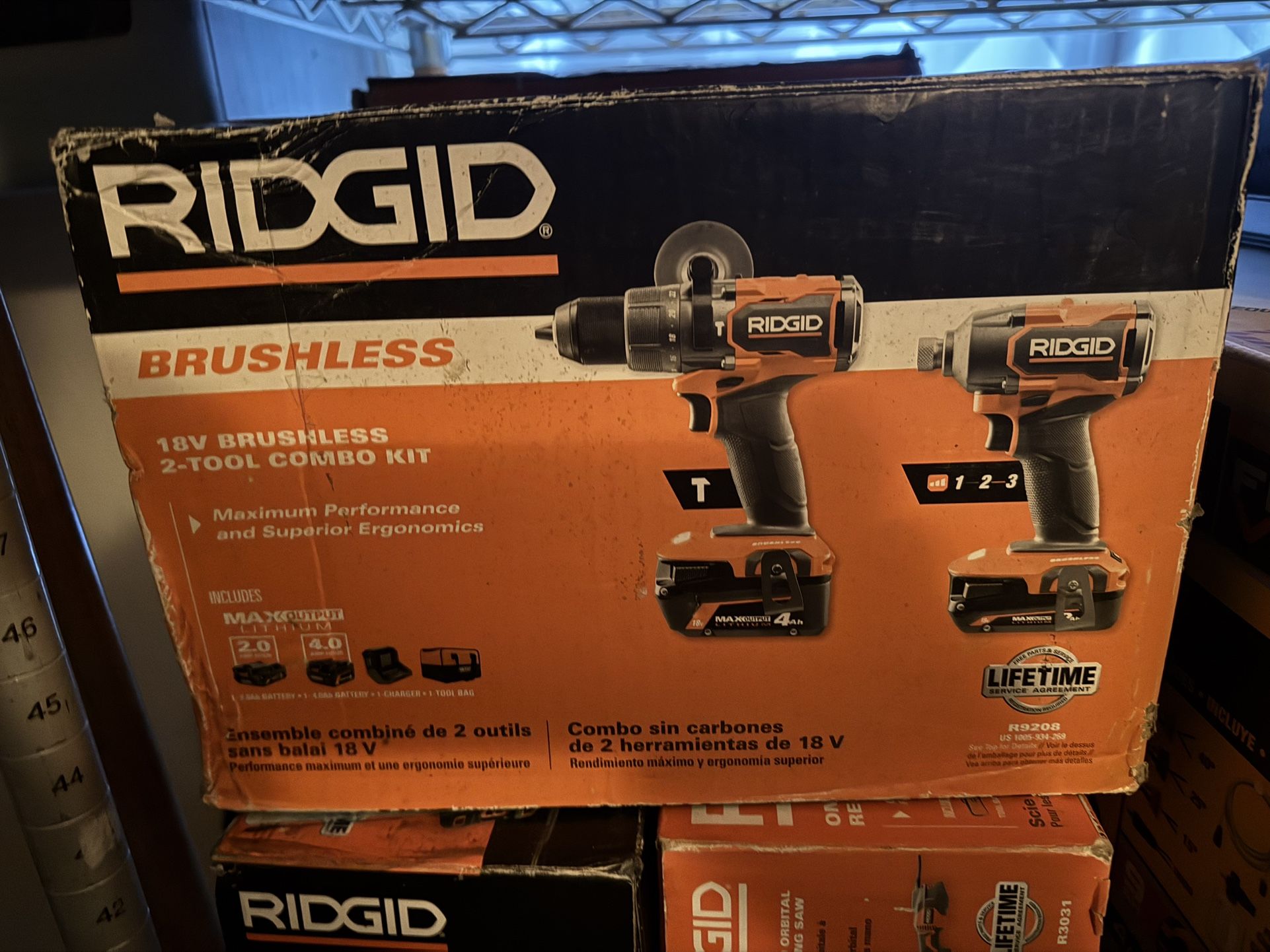 Ridgid Brushless Impact And Hammerdrill Combo
