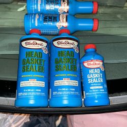Blue Devil Head Gasket Sealer.