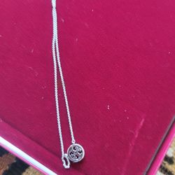 Tory Burch Silver Necklace