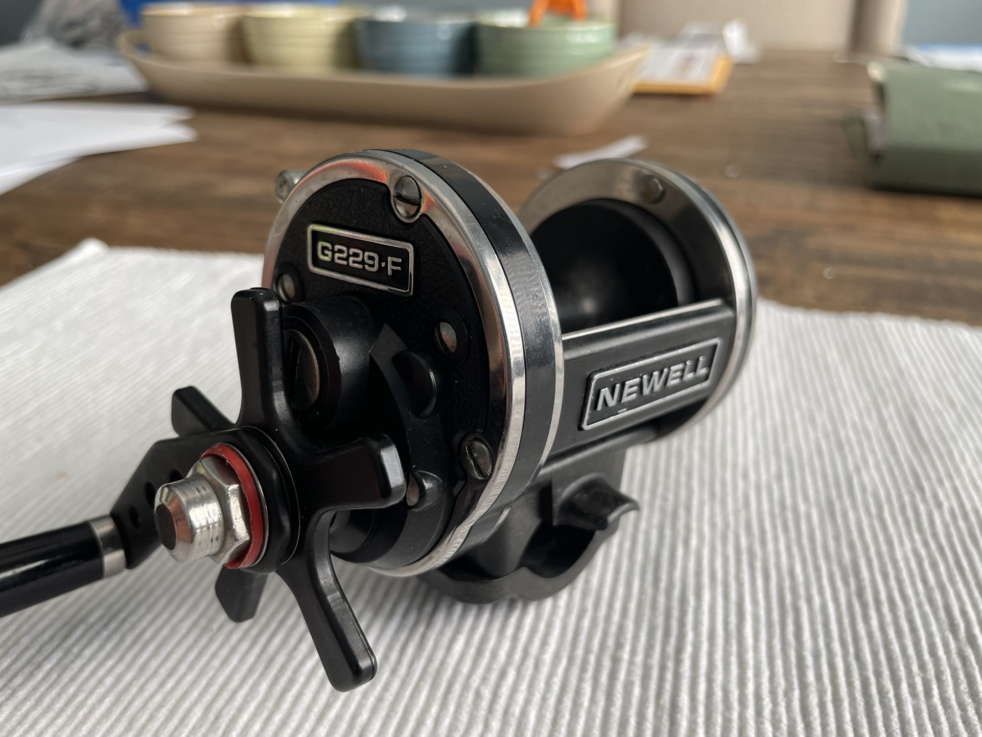 Newell G229-F Graphite Conventional Reel 