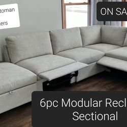 Modular Sectional Sofa Couch With Storage Ottoman Thomasville