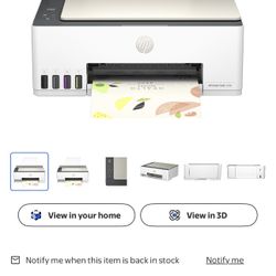 HP Smart Tank 5000 Wireless All-in-One Color Inkjet Printer. Phone compatible 