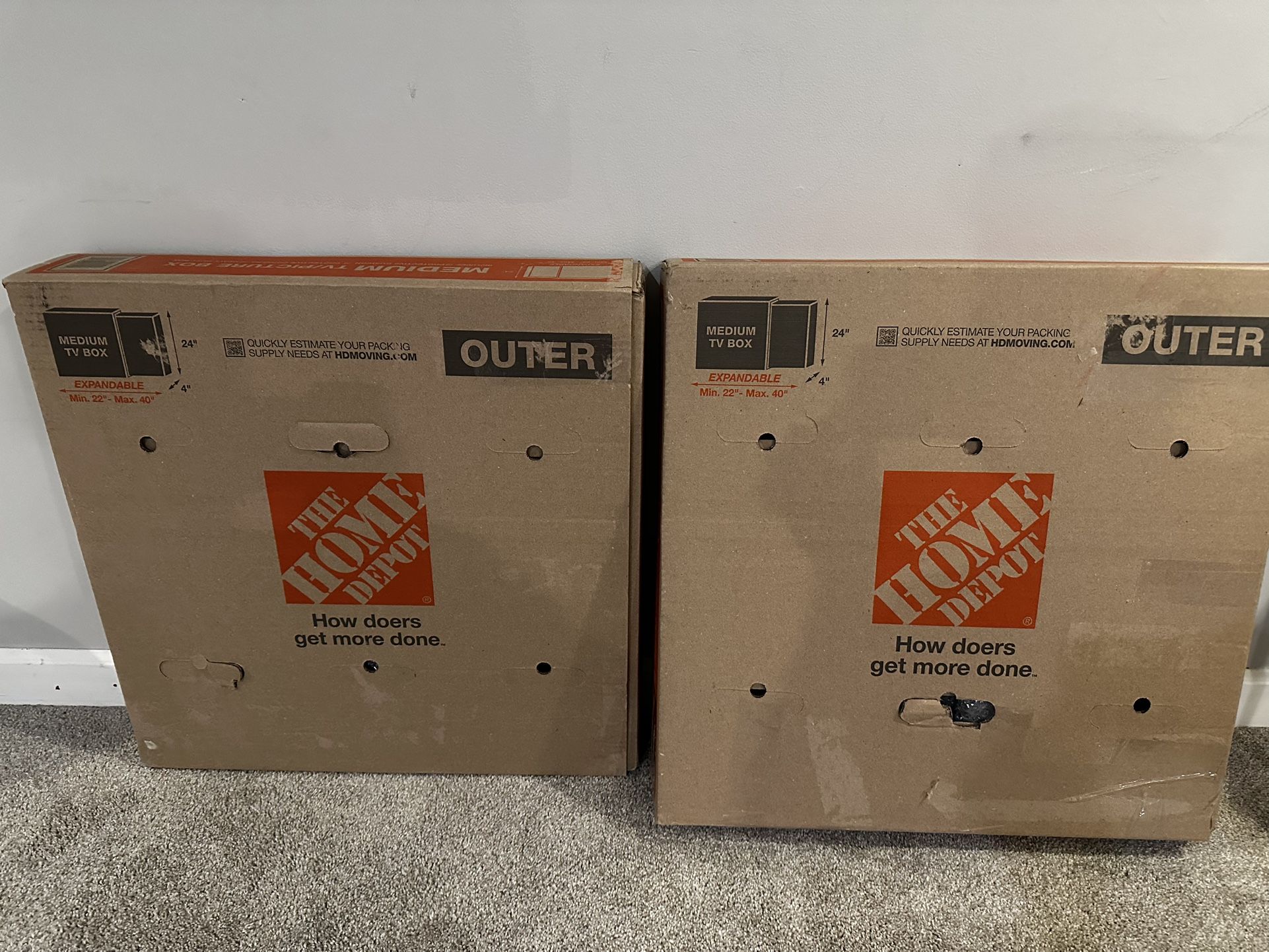 TV/Frame Heavy Duty Moving Boxes