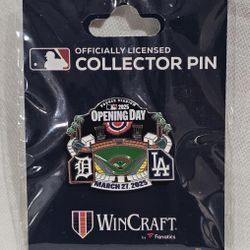 Dodger Opening Day Pin