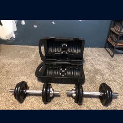 Curling Weight Set With Carrier