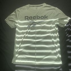 Green Reebok T-Shirt For Men With Black Logo