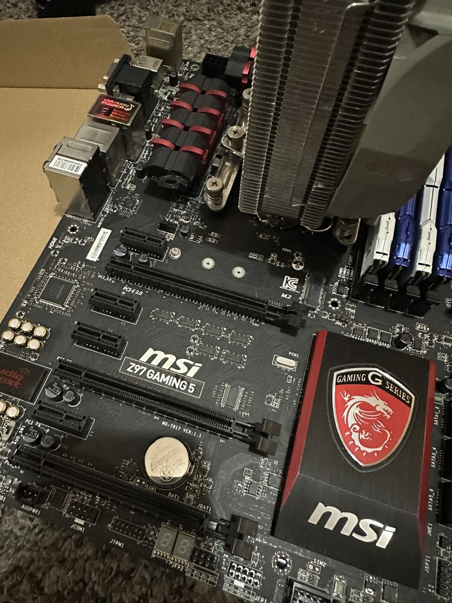 i74790K CPU MSI Z97 Gaming 5 Motherboard 4x4GB HyperX DDR3 Ram(See