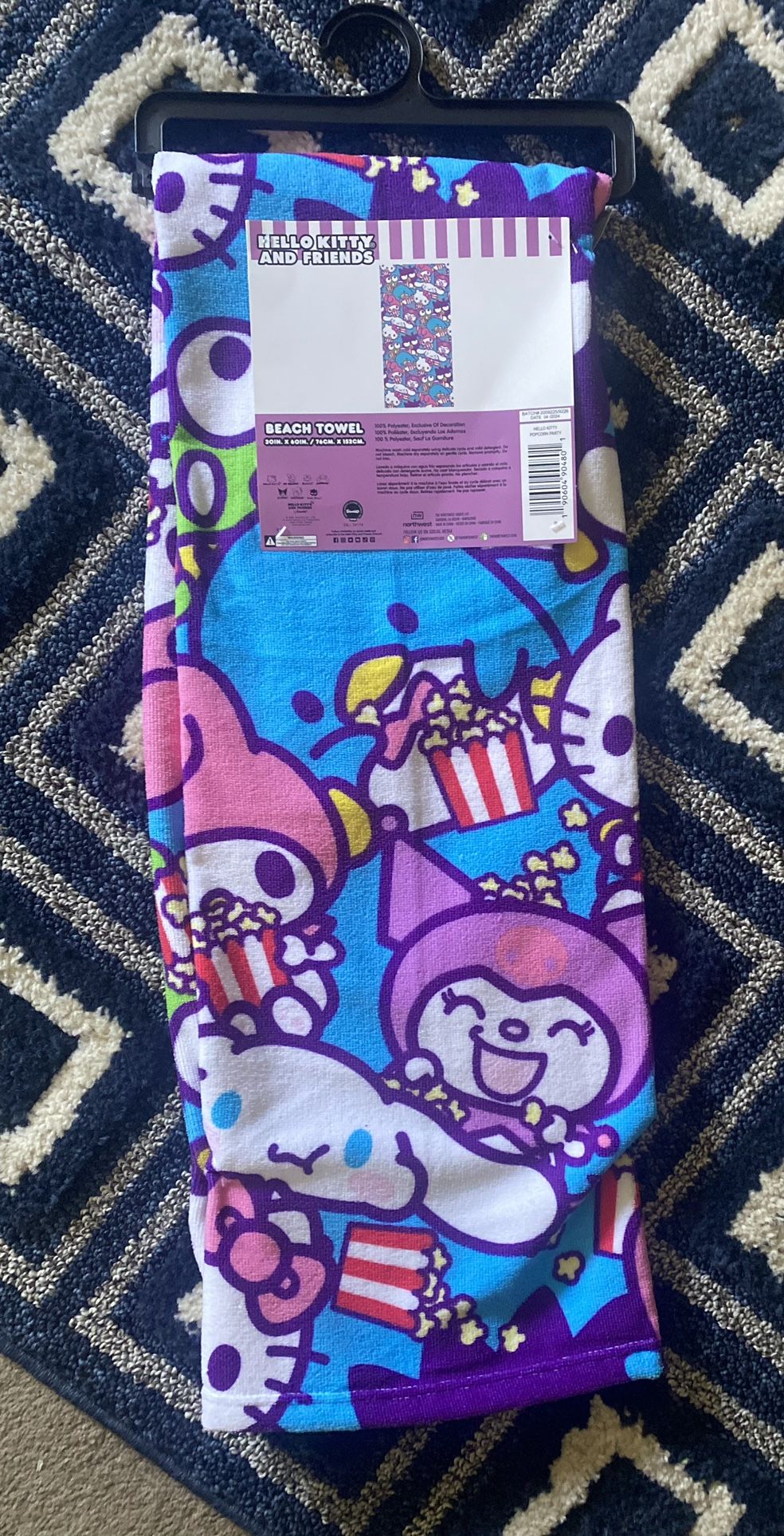 Hello Kitty And Friends Beach Towel