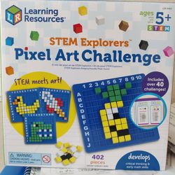 Toy STEM Pixel Art cgallenge