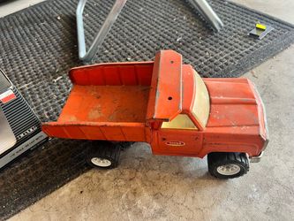 Tonka Pressed Vintage Tonka Steel Dodge 13190 Dump Truck model Dump Truck XR 101 13190 Ex Orange Vintag... Pre-owned