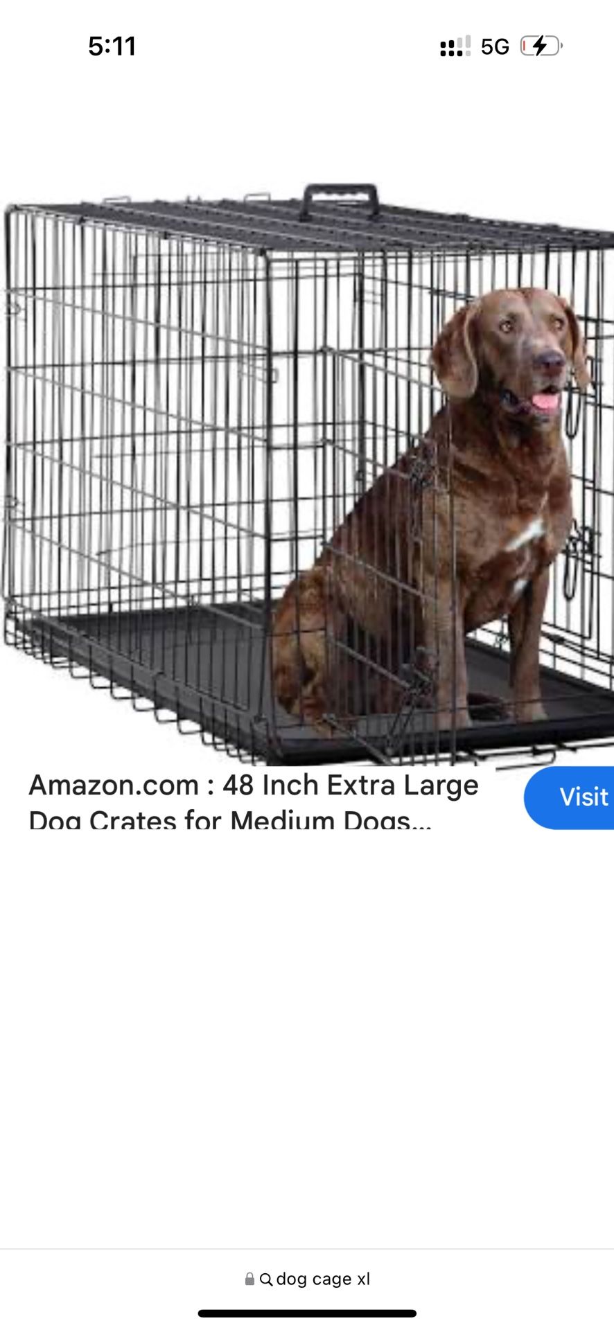 XL DOG CAGE