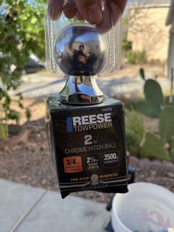Reese TowPower 2in Chrome Hitch Ball