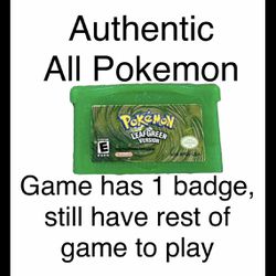 Authentic Pokémon Leaf Green Version All 386 Pokemon