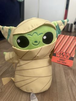 Disney Baby Yoda Grogu Mummy Halloween The Mandalorian Stuffed Plush Toy