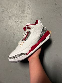 Jordan 3 Cardinal SIZE 11 GENTLY USED