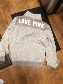 Pink Victoria’s secret pullover size small