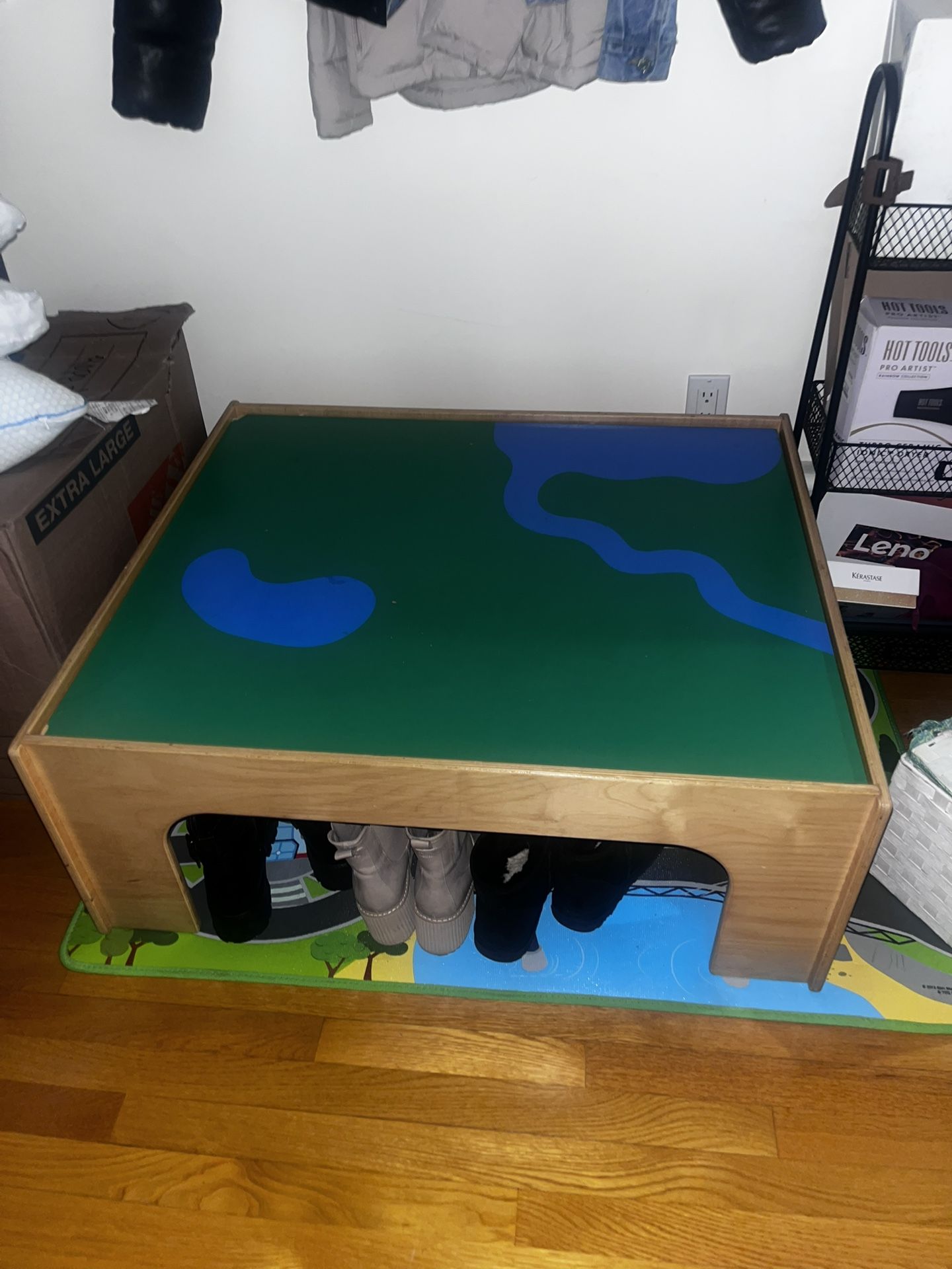 Kids Wooden Play Table
