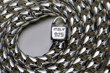 Sterling silver franco chain - 26 inch - 5mm thick- 81.4g
