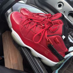 Red Jordan 6 Rings Men’s 10