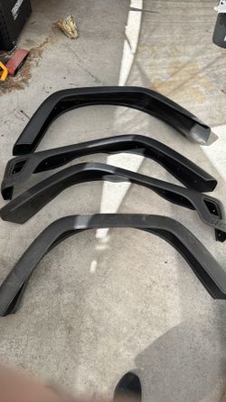 jeep wrnager rough country plastic fenders