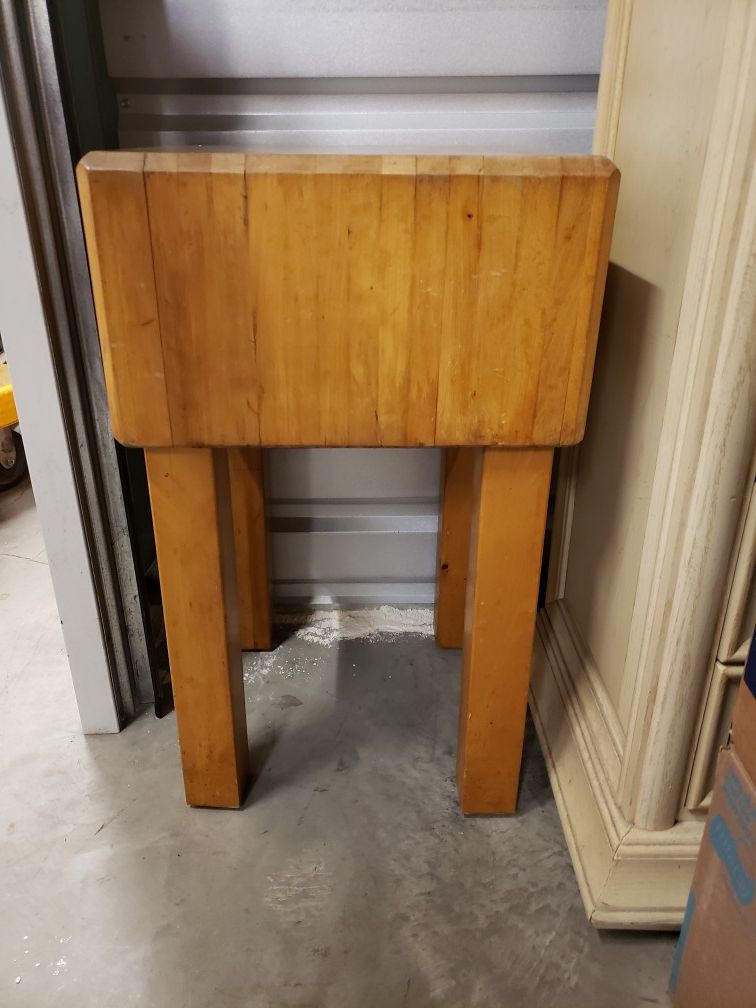 Butcher Block Table