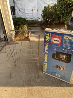 Two Shelf Cook Stand - Camping 