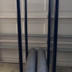 Foam Roller Set w Storage Rack 