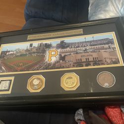 Pittsburg Pirates Game Used Frame 