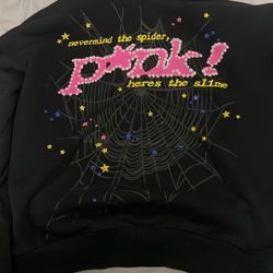 pink spider hoodie 