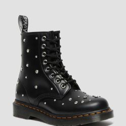 Dr Marten Swarovski Embellished Boots Size 7 Brand New Without Box 