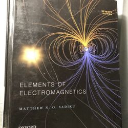 Elements Of Electromagnetics 