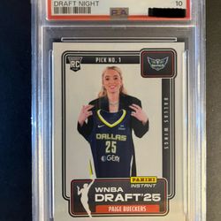 2025 Panini Instant Paige Bueckers Draft Night