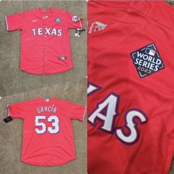 Adolis Garcia Texas Rangers World Series Jersey 