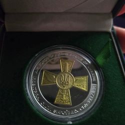 Rare Ukrainian Silver Medal Mig-29