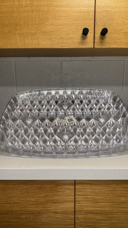 Clear Silver Tray 