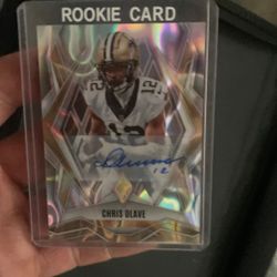 Chris Olave Pheniox Autographed And Numbered 38/49