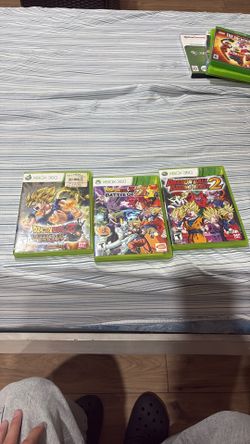 Dragon Ball Z Xbox 360 Bundle – Ultimate Tenkaichi, Battle of Z, Raging Blast 2