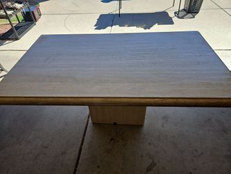 Travertine table Copenhagen
