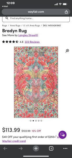 Rug 5/8’