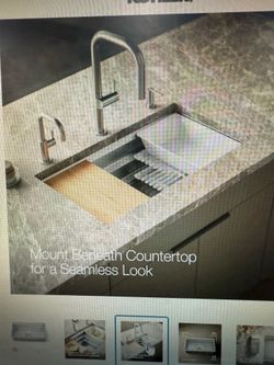 Kohler under mount kitchen sink