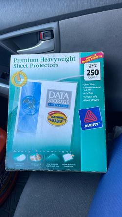 Avery Premium Heavyweight Sheet Protectors, Clear, 250 Count